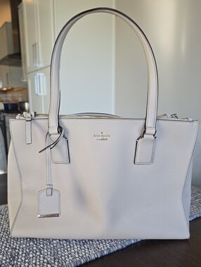 Kate Spade Cameron Street Jensen Large Leather Tote In Wheat